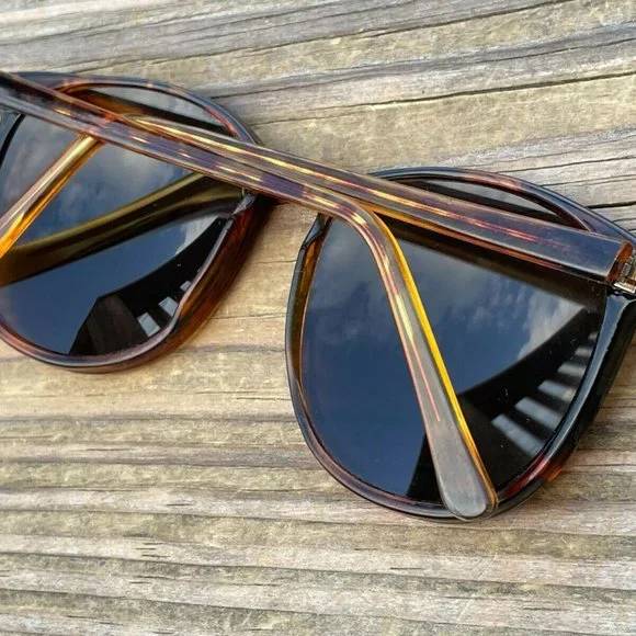 Women Sunglasses Brown Tortoise Frame Mirror Lenses Ladies Eye Wear Shades - Picture 4 of 12